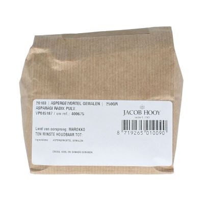 Jacob Hooy Aspergewortel gemalen 250 gram - Kruiden