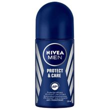 Foto van Nivea Men deodorant roll on protect & care