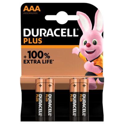 Duracell Alkaline plus AAA