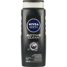 Foto van Nivea Men active clean douchegel