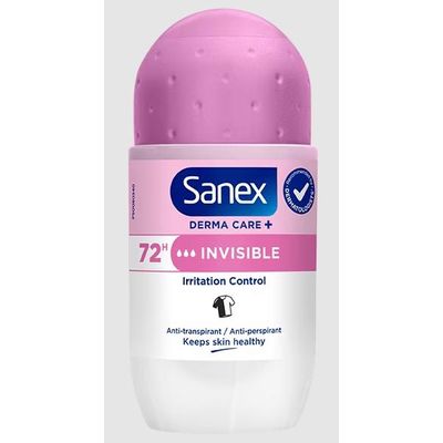 Sanex Deodorant roller dermo invisible 50 Milliliter - Deodorant