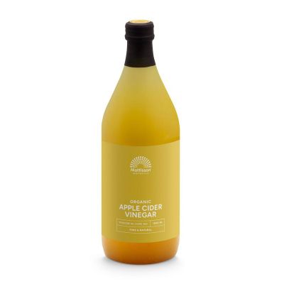 Mattisson Organic apple cider vinegar pure bio Mattisson Organic apple cider vinegar pure bio 1000 Milliliter - Overig reform/levensmiddelen