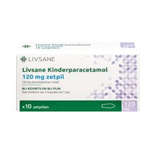 Foto van Livsane Paracetamol 120 mg