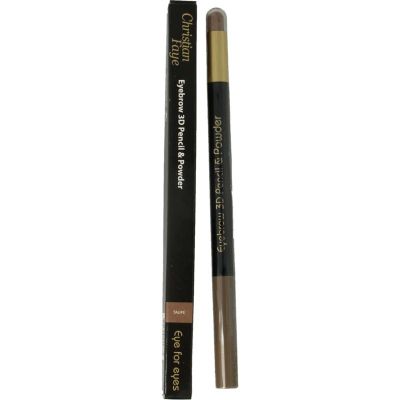 Foto van Christian Faye Eyebrow 3D pencil & powder taupe