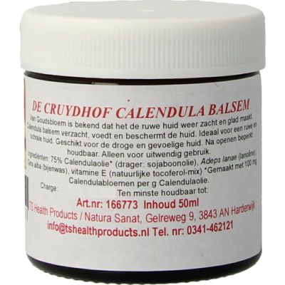 Cruydhof Calendula balsem 75% 50 Milliliter - Overig lichaam