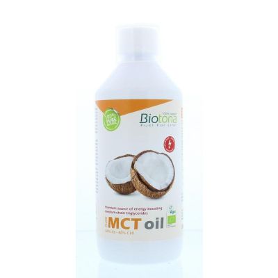 Foto van Biotona MCT Olie puur bio