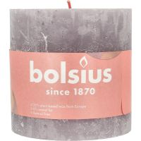 Bolsius Shine rustiekkaars frosted lavender