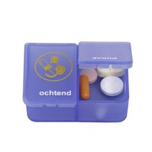 Foto van Able 2 Pillendoos 1 dag 2 vaks blauw NL