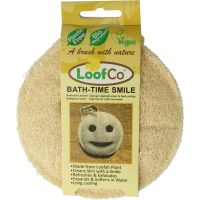 Loofco Douche en bad spons smiley bio