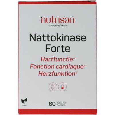 Nutrisan Nattokinase forte Nutrisan Nattokinase forte 60 capsules - Overige vitaminen/mineralen