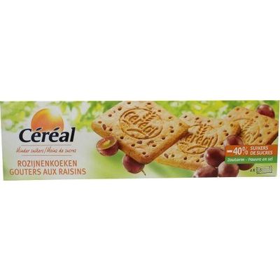 Cereal Rozijnenkoeken minder suiker