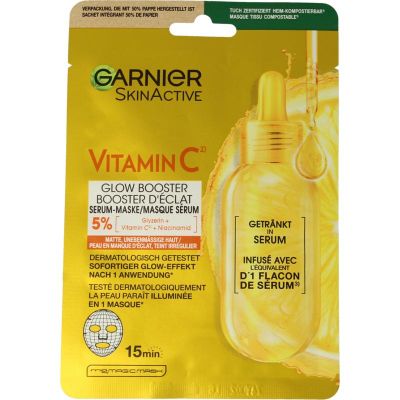 Foto van Garnier SkinActive vitamine C sheet mask
