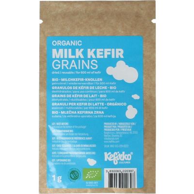 Kefirko Starter melk kefir korrels 1 gram - Dranken