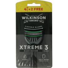 Foto van Wilkinson Xtreme III black edition 4+2 stuks
