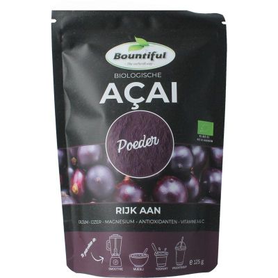 Bountiful Acai poeder bio 125 gram - Voeding