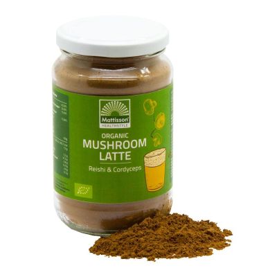 Mattisson Latte mushroom reishi - cordyceps bio