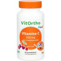 Vitortho Vitamine C 250 mg met 25 mg bioflavonoïden (kind)