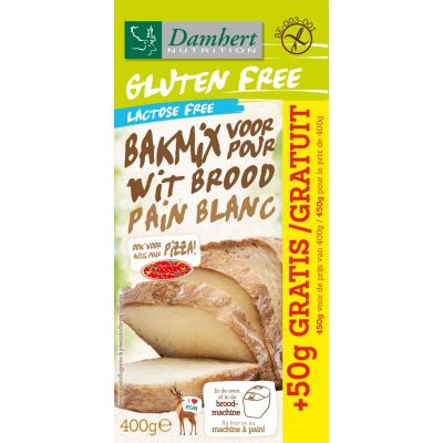 Damhert Bakmix wit glutenvrij