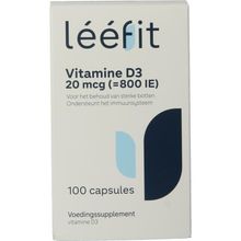 Foto van Leefit Vitamine D3 20mcg