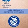 Afbeelding van TENA Wet Wash Glove Mildly scented 8