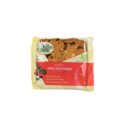 Billy'S Farm Spelt fruitkoek Billy'S Farm Spelt fruitkoek 50 gram - Koek