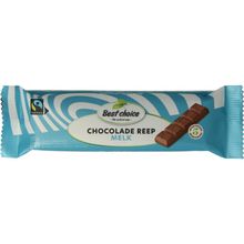 Foto van Bountiful Chocolade reep melk zonder toegevoegd suiker