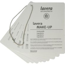 Foto van Lavera Colour cosmetics INCI boekje 2024