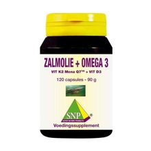 Foto van SNP Zalmolie & vit. K2 mena Q7 & vit. D3 & vit. E