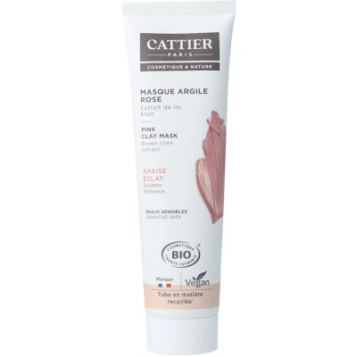 Foto van Cattier Roze klei masker aloe