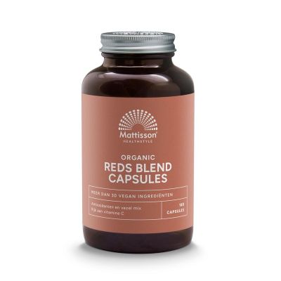 Mattisson Reds blend organic capsules 180 vegicaps - Fytotherapie