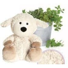 Foto van Warmies Schaap lockesherpa beige uitneembare vull