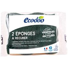 Ecodoo Scrubspons plantaardig Foto van Ecodoo Scrubspons plantaardig