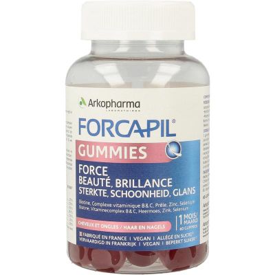 Forcapil Haar en nagel gummies 60 stuks - Fytotherapie