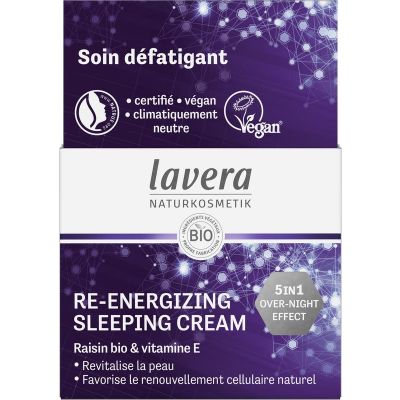 Lavera Re-energizing sleeping cream/nachtcreme bio FR-DE
