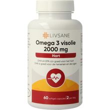 Foto van Livsane Visolie omega 3 + vitamine E