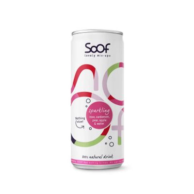 Soof Drinks Sparkling roos kardemom peer & appel