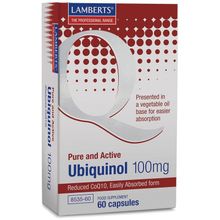 Foto van Lamberts Ubiquinol (Q10) 100 mg