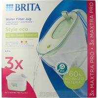 Brita Waterfilterbundel cool powder blue + 3 filters
