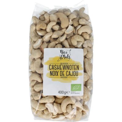 Nice & Nuts Cashewnoten bio 400 gram - Voeding