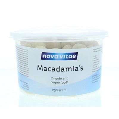 Nova Vitae Macadamia ongebrand raw