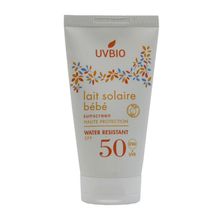 Foto van Uvbio Sunscreen baby SPF 50 Bio (water resistant)
