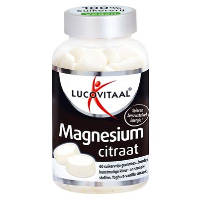 Lucovitaal Magnesium gummie 60 gummies - Overige vitaminen/mineralen
