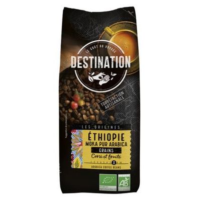Destination Koffie Ethiopie mokka bonen bio
