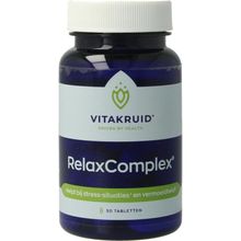 Foto van Vitakruid Relaxcomplex 1250mg magnesiumtauraat & D3