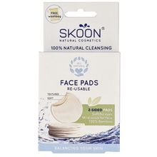 Foto van Skoon Face pads re-usable 2 sided