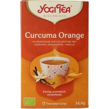 Foto van Yogi Tea Turmeric/Curcuma orange