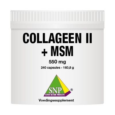 SNP Collageen II + MSM 240 capsules - Overige vitaminen/mineralen