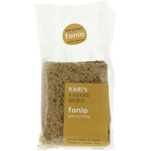 Foto van Kari's Crackers Knekkebrod fonio gierst/chia bio