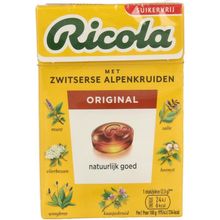 Foto van Ricola Original suikervrij doosje