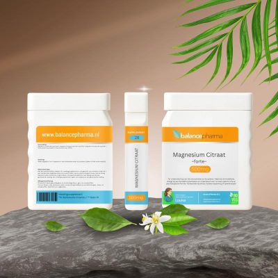 Supplements Magnesium citraat 90 vegicaps - Mineralen enkel